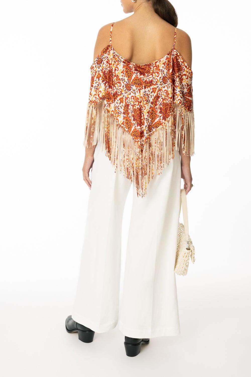 Fringe Detail Top-TPSTRYRD-34-CLOTHINGTOPBLOUSE-RABANNE