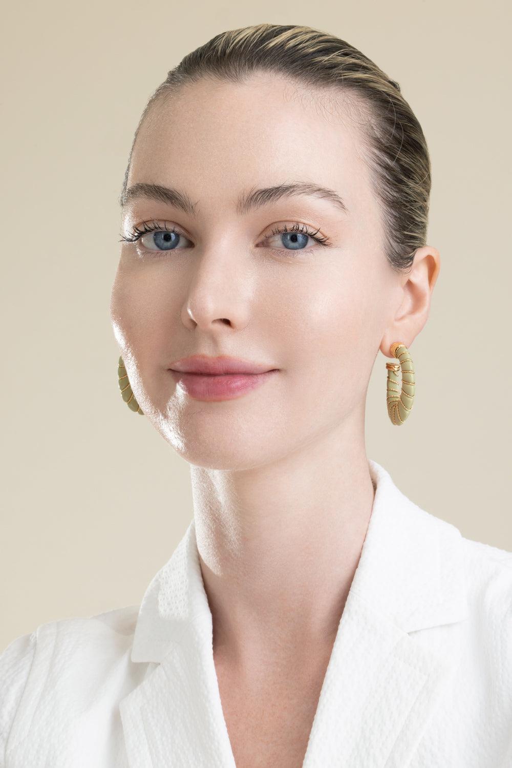 Almond Small Cyclade Earrings-ALMOND-JEWELRYBOUTIQUEEARRING-GAS BIJOUX