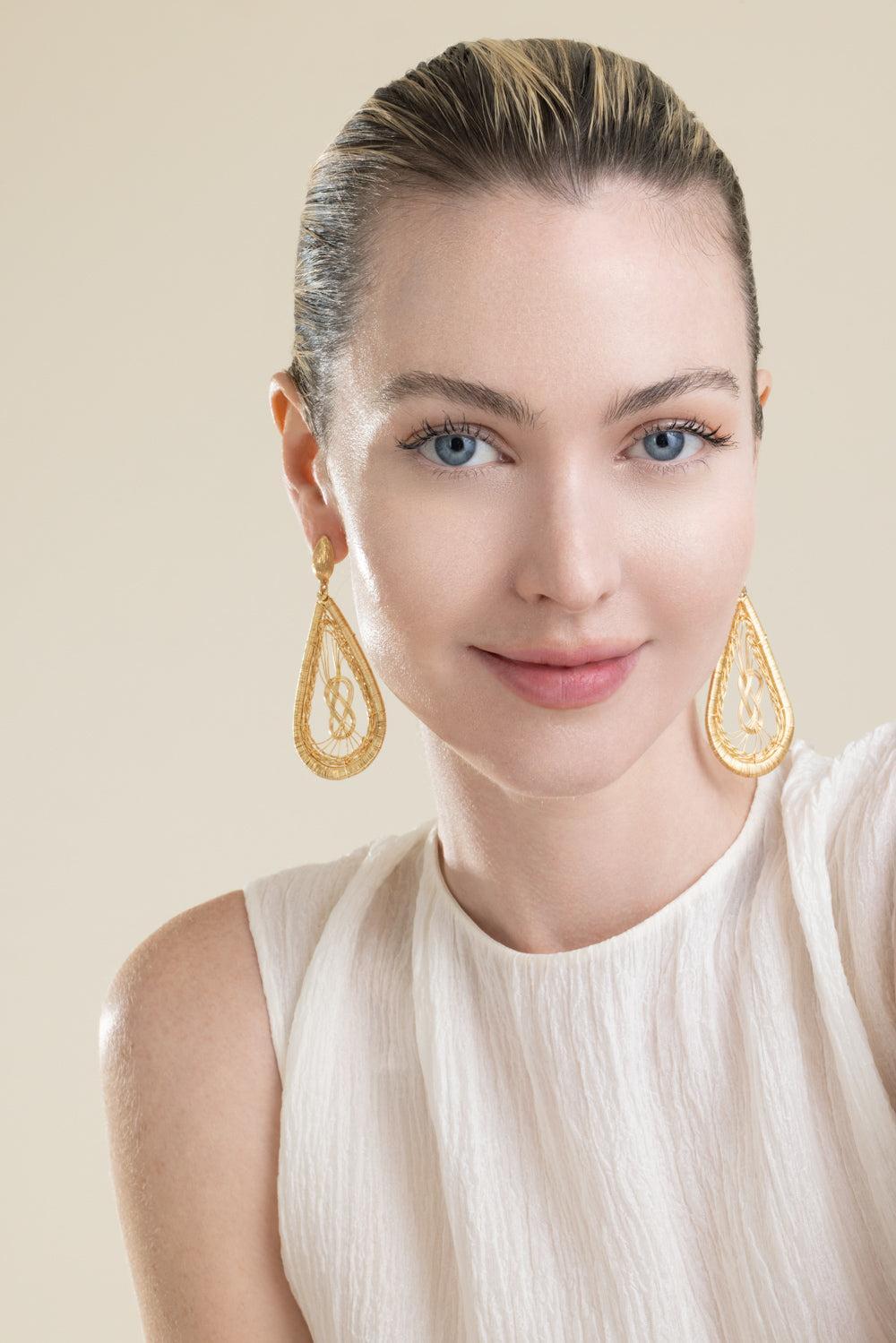 Tojo Filea Earrings-GOLD-JEWELRYBOUTIQUEEARRING-GAS BIJOUX