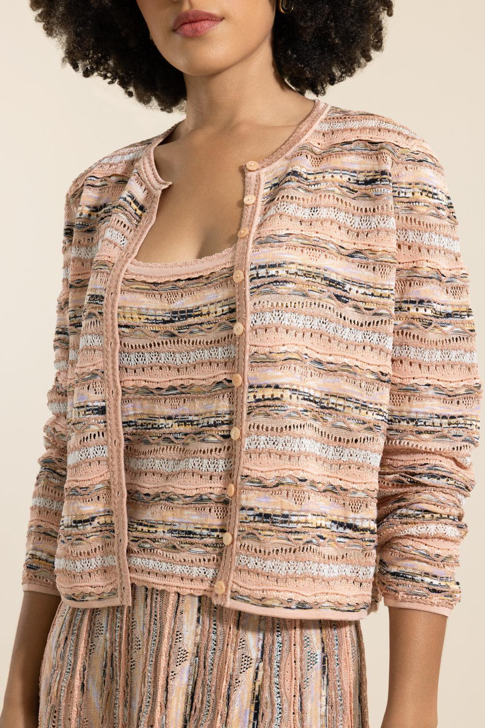 Mia Cardigan-GEOMETRC-P-CLOTHINGTOPCARDIGAN-ULLA JOHNSON