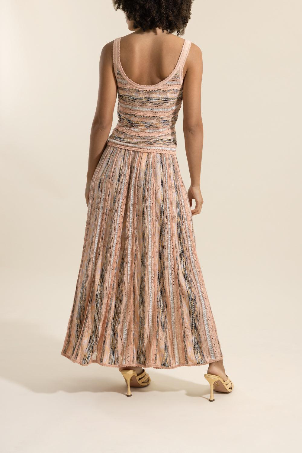Clio Midi Skirt-GEOMETRC-P-CLOTHINGSKIRTMIDI-ULLA JOHNSON