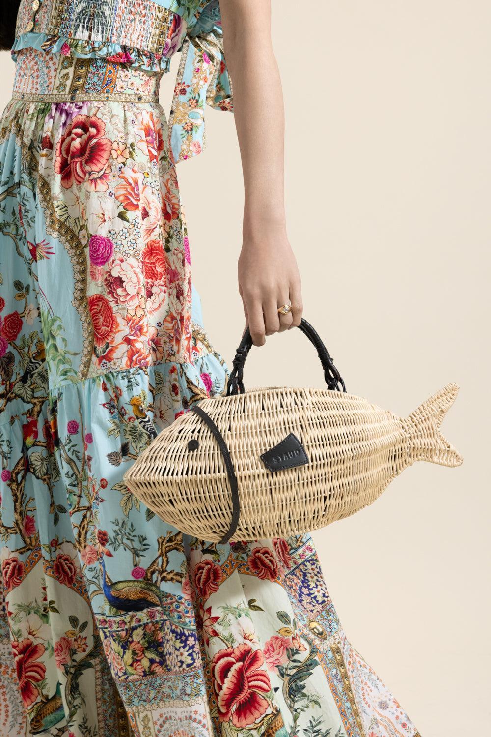 Cleo Fish Bag-CREAM-HANDBAGTOTES-STAUD