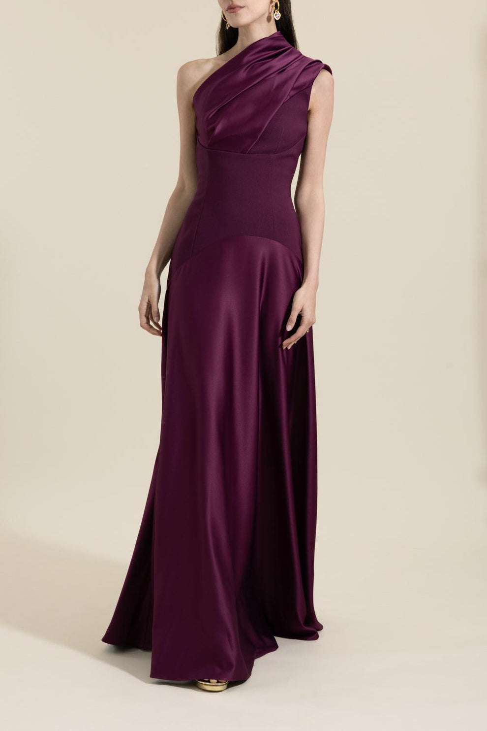 solace london maxi dress Gabriela in Purple SIZE:XXX-LARGE july25 The Cielo Maxi Dress Women's White Straight-Leg Pants