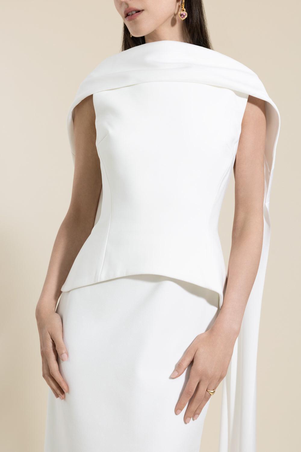Annie Maxi Dress-CREAM-2-CLOTHINGDRESSGOWN-SOLACE LONDON