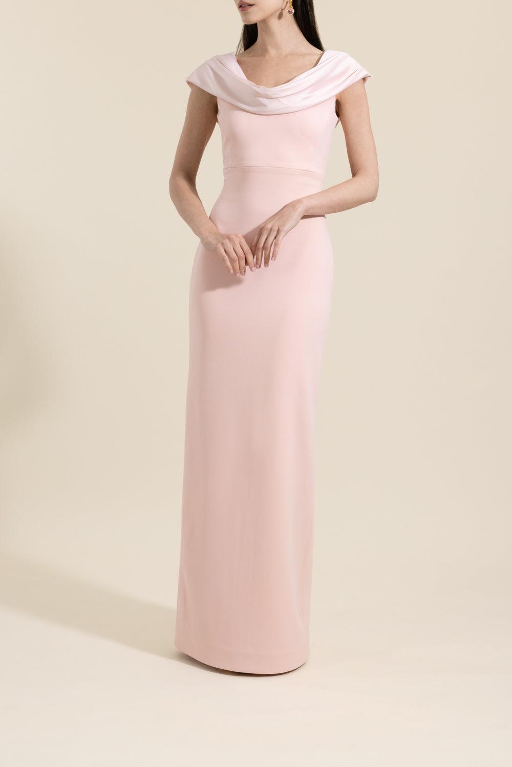 Adele Maxi Dress-PINK-2-CLOTHINGDRESSGOWN-SOLACE LONDON