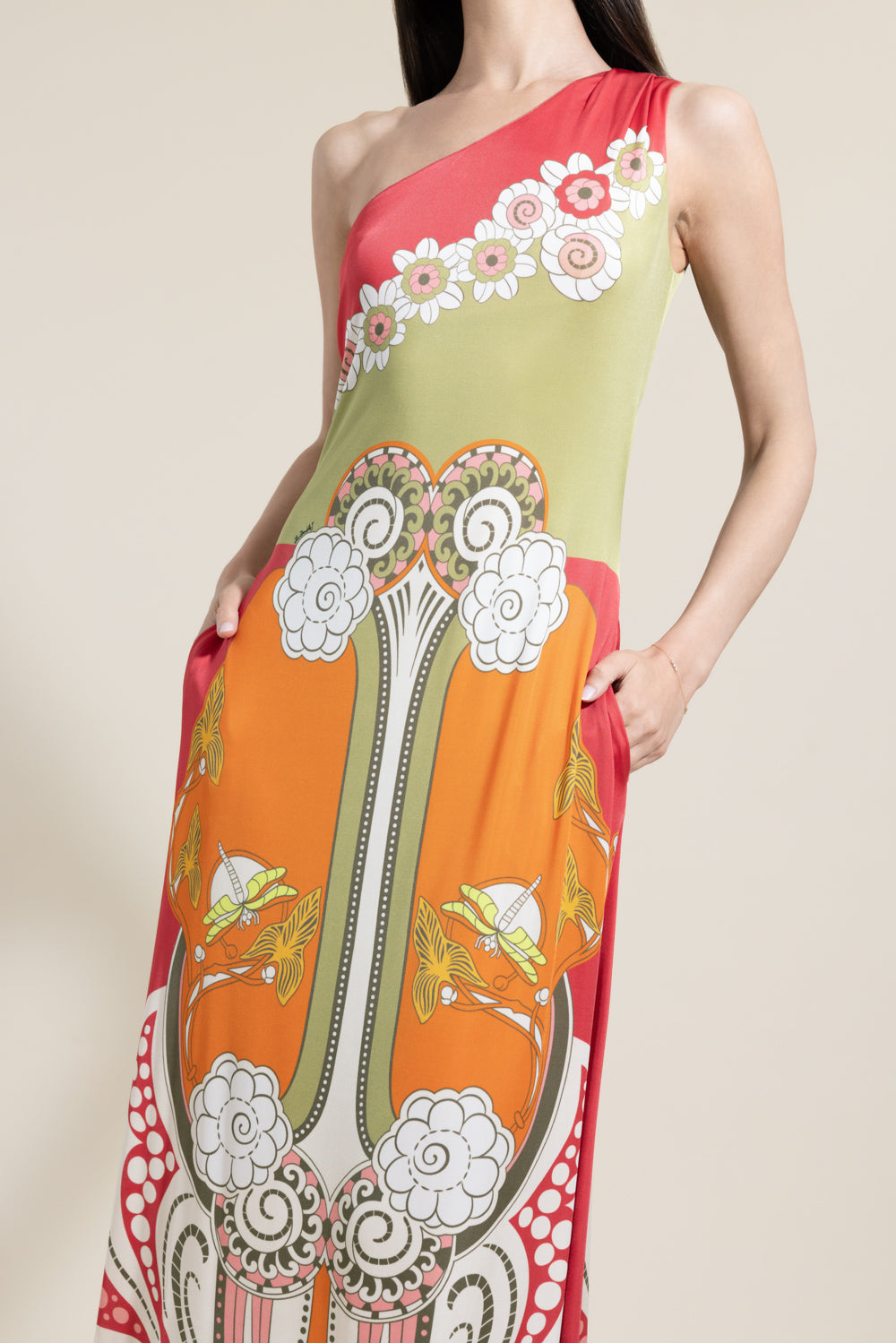 Clingy Swing Dress - Ambrosia Placée-FLORAL-XS-CLOTHINGDRESSCASUAL-LA DOUBLEJ