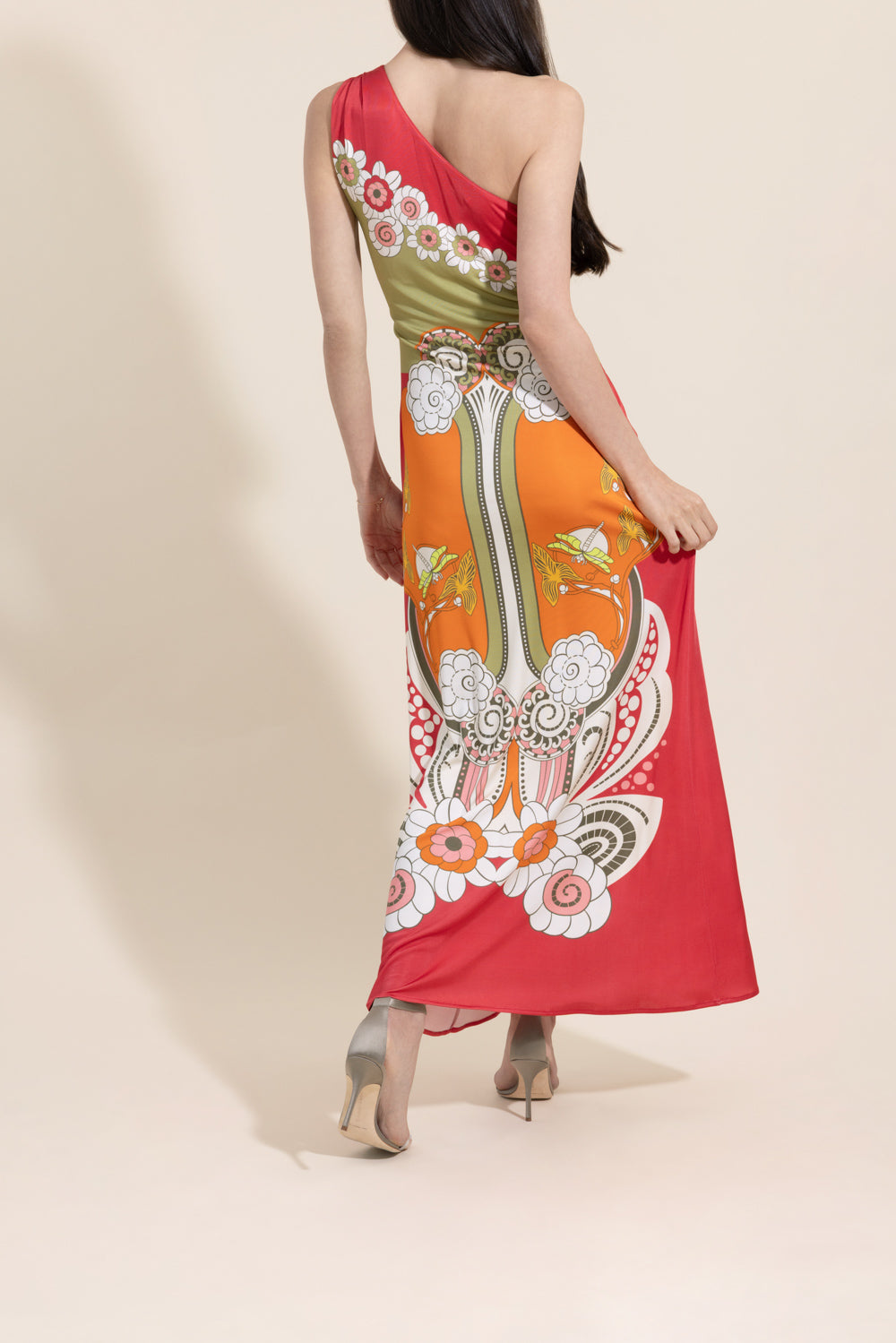 Clingy Swing Dress - Ambrosia Placée-FLORAL-XS-CLOTHINGDRESSCASUAL-LA DOUBLEJ