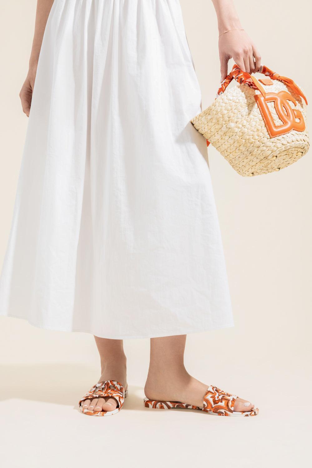 Beachwear Slider - Maiolica Orange-ORANGE-36-SHOESANDAL-DOLCE & GABBANA
