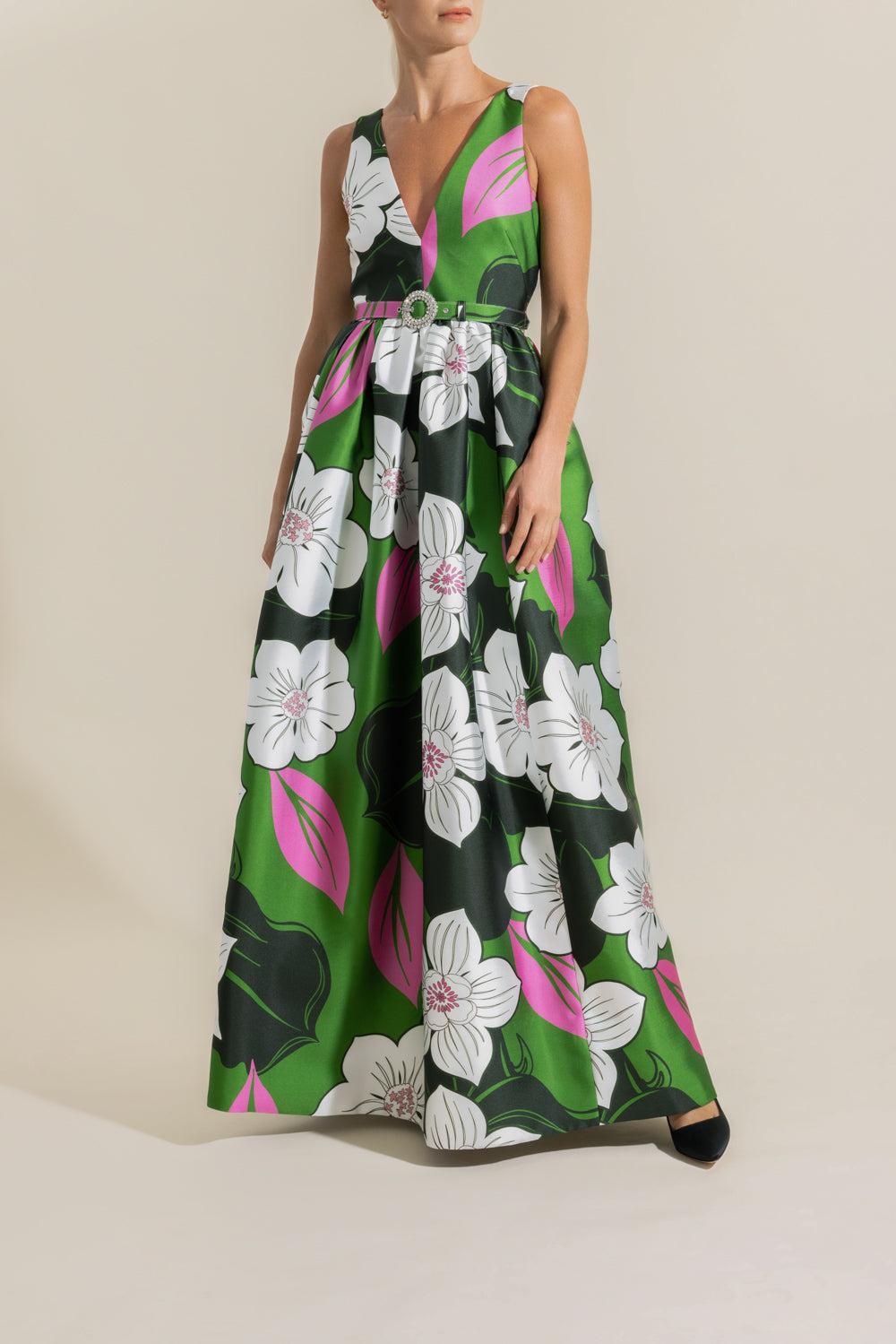 Isabella Dress - Obscura-FLORAL-4-CLOTHINGDRESSGOWN-BORGO DE NOR