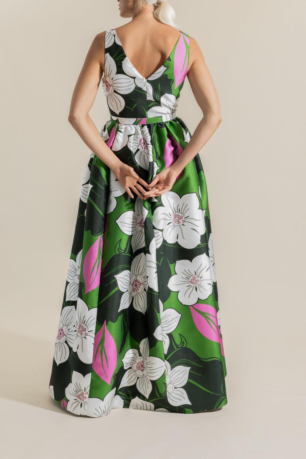 Isabella Dress - Obscura-FLORAL-4-CLOTHINGDRESSGOWN-BORGO DE NOR