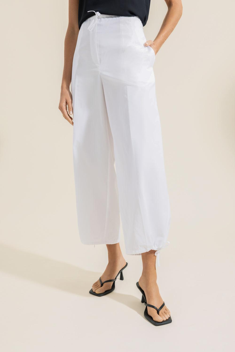 Drawstring Pant-WHITE-34-CLOTHINGPANTWIDE LEG-TOTEME