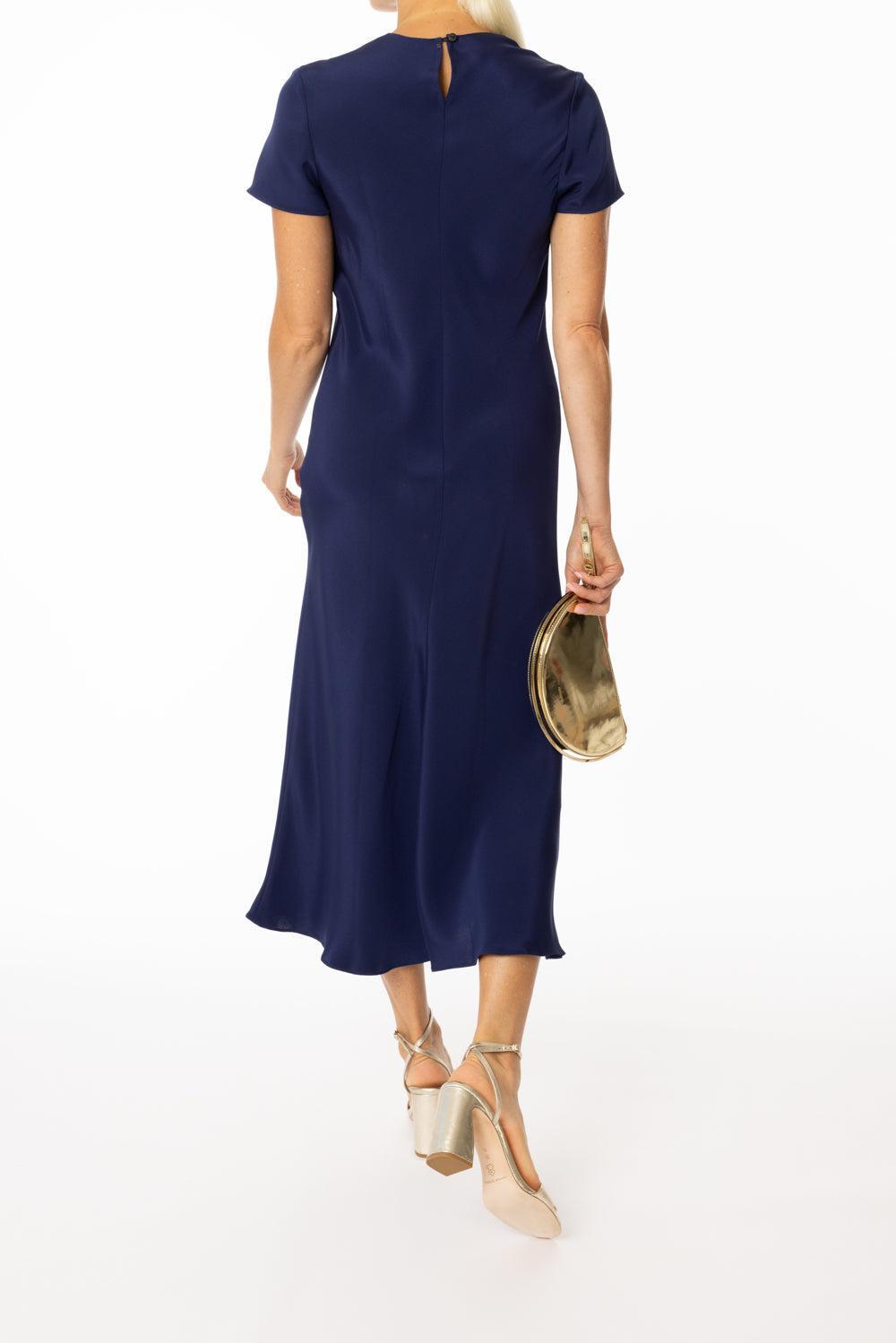 Gear Shifter Dress-SAPPHIRE-P-CLOTHINGDRESSCASUAL-PETER COHEN