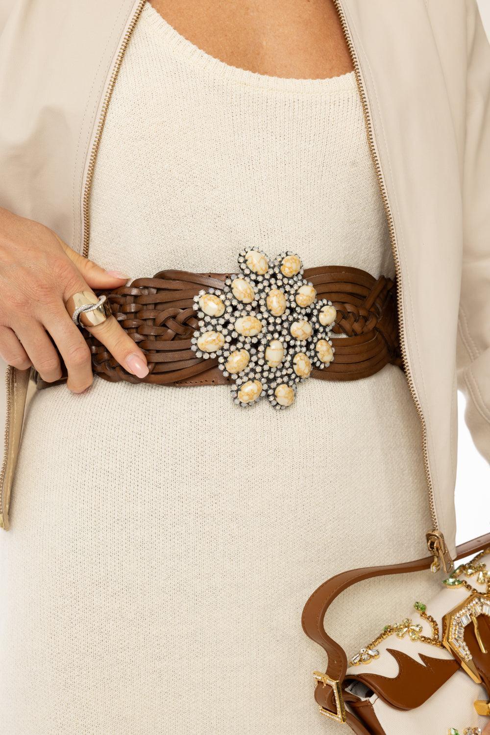 Eines Belt - Pearl | SILVIA TCHERASSI – Marissa Collections