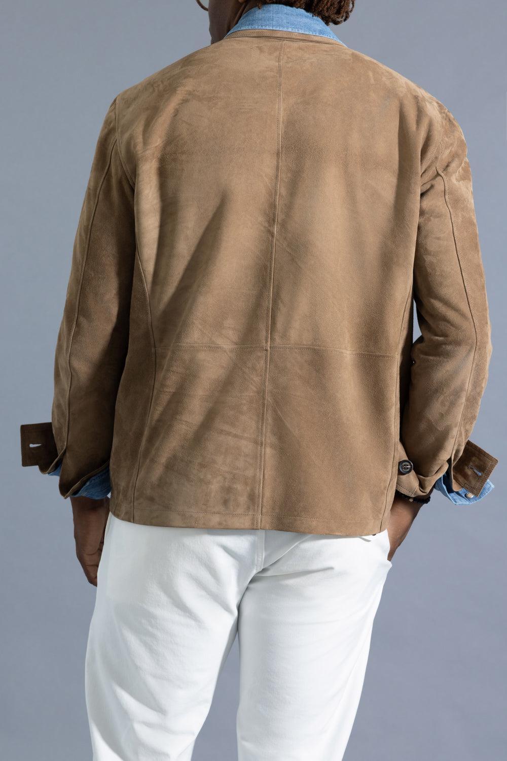 Classic Button Front Shirt - Brown-BROWN-48-MENSCLOTHINGJACKET-ELEVENTY