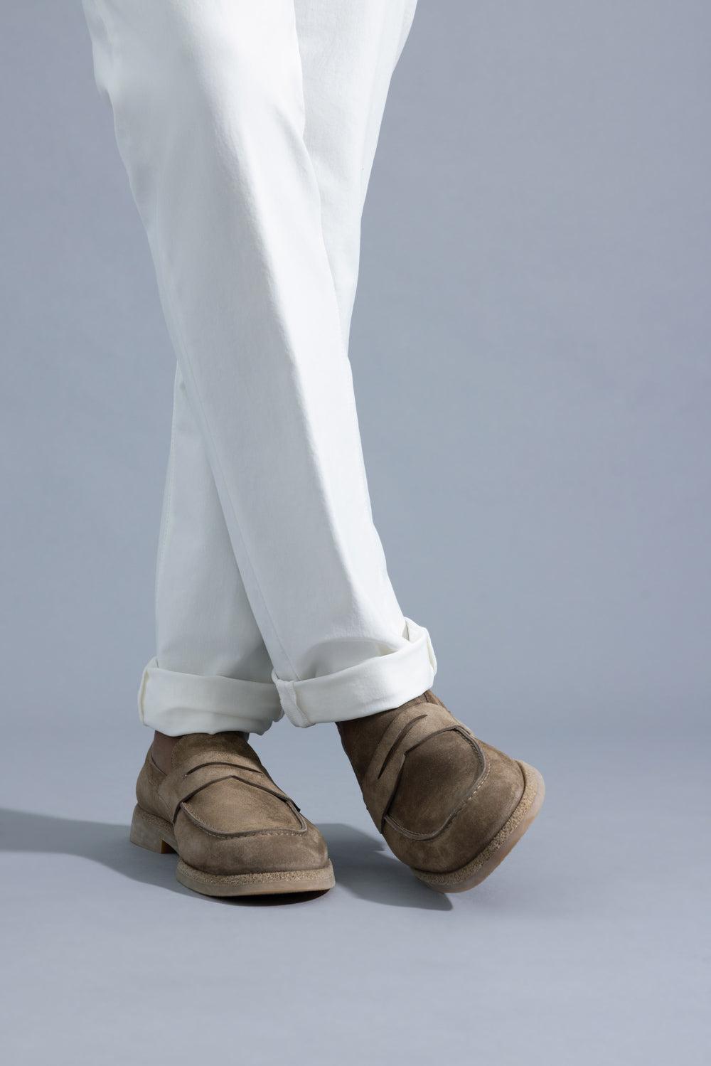 Suede loafer - Camel-CAMEL-42-MENSSHOECASUAL-ELEVENTY