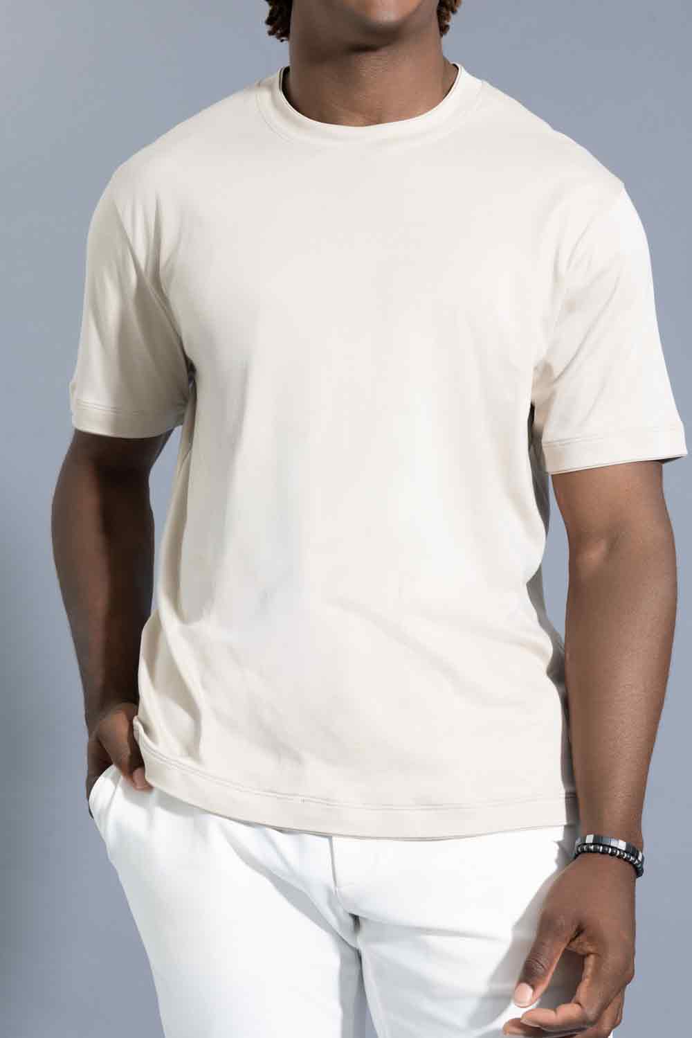 Pocket Tee - Camel-BROWN-S-MENSCLOTHINGSHIRT-ELEVENTY