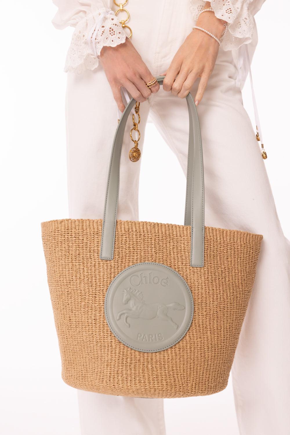 Horse Medal Tote-BLUISHGR-O/S-HANDBAGTOTES-CHLOÉ