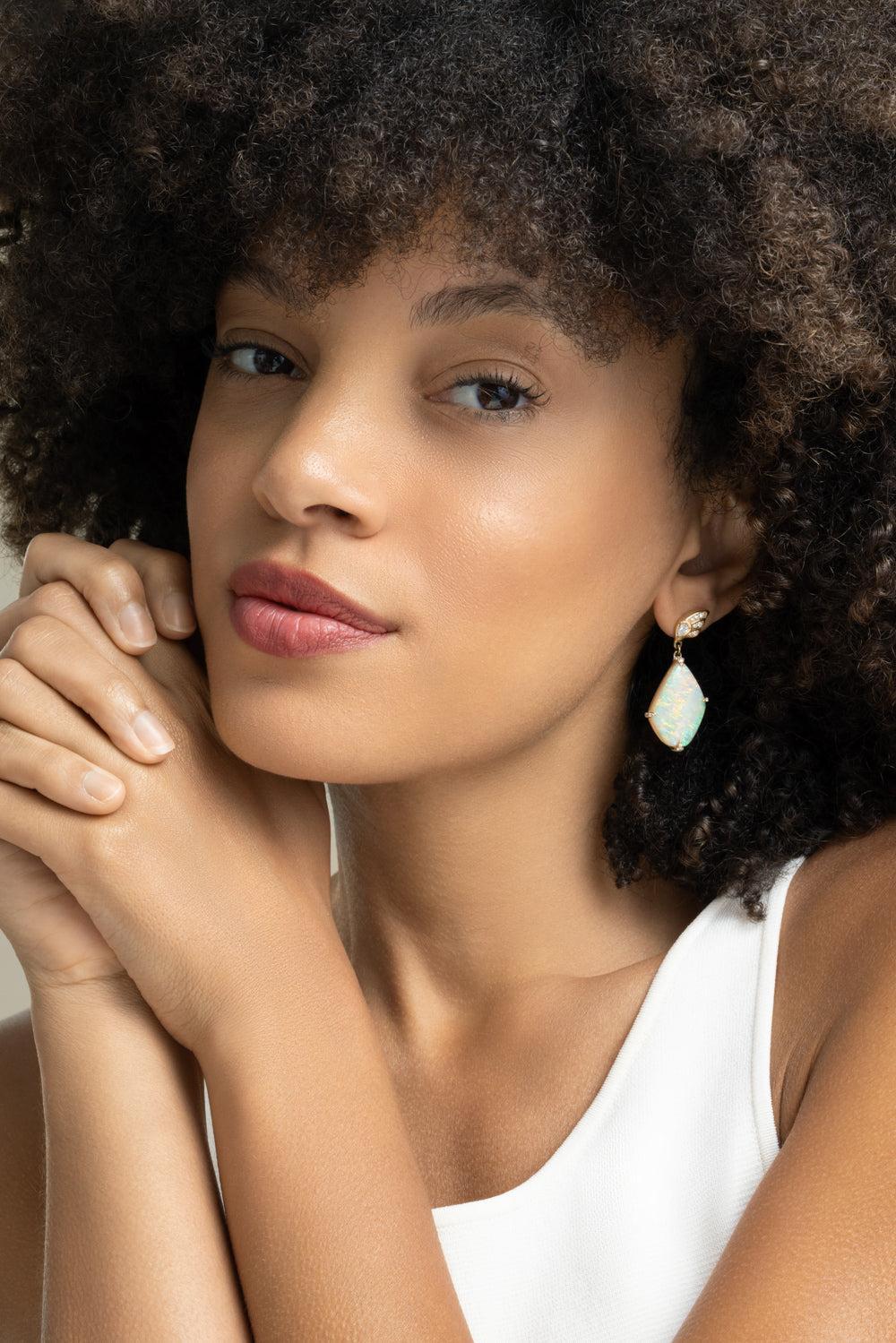 Crystal Opal Butterfly Drop Earrings-YELLOW GOLD-JEWELRYFINE JEWELEARRING-MONICA RICH KOSANN