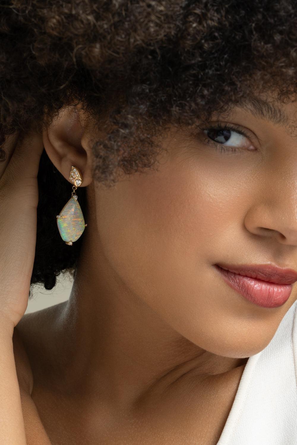 Crystal Opal Butterfly Drop Earrings-YELLOW GOLD-JEWELRYFINE JEWELEARRING-MONICA RICH KOSANN
