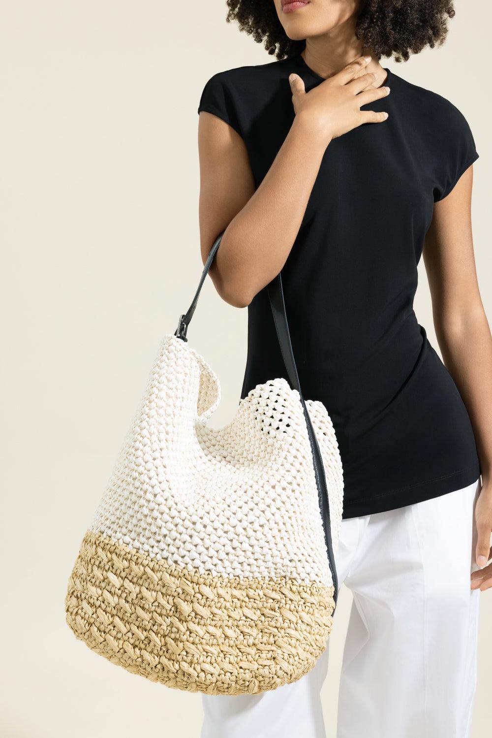 Belt Strap Paper Tote-CREAM-HANDBAGTOTES-TOTEME