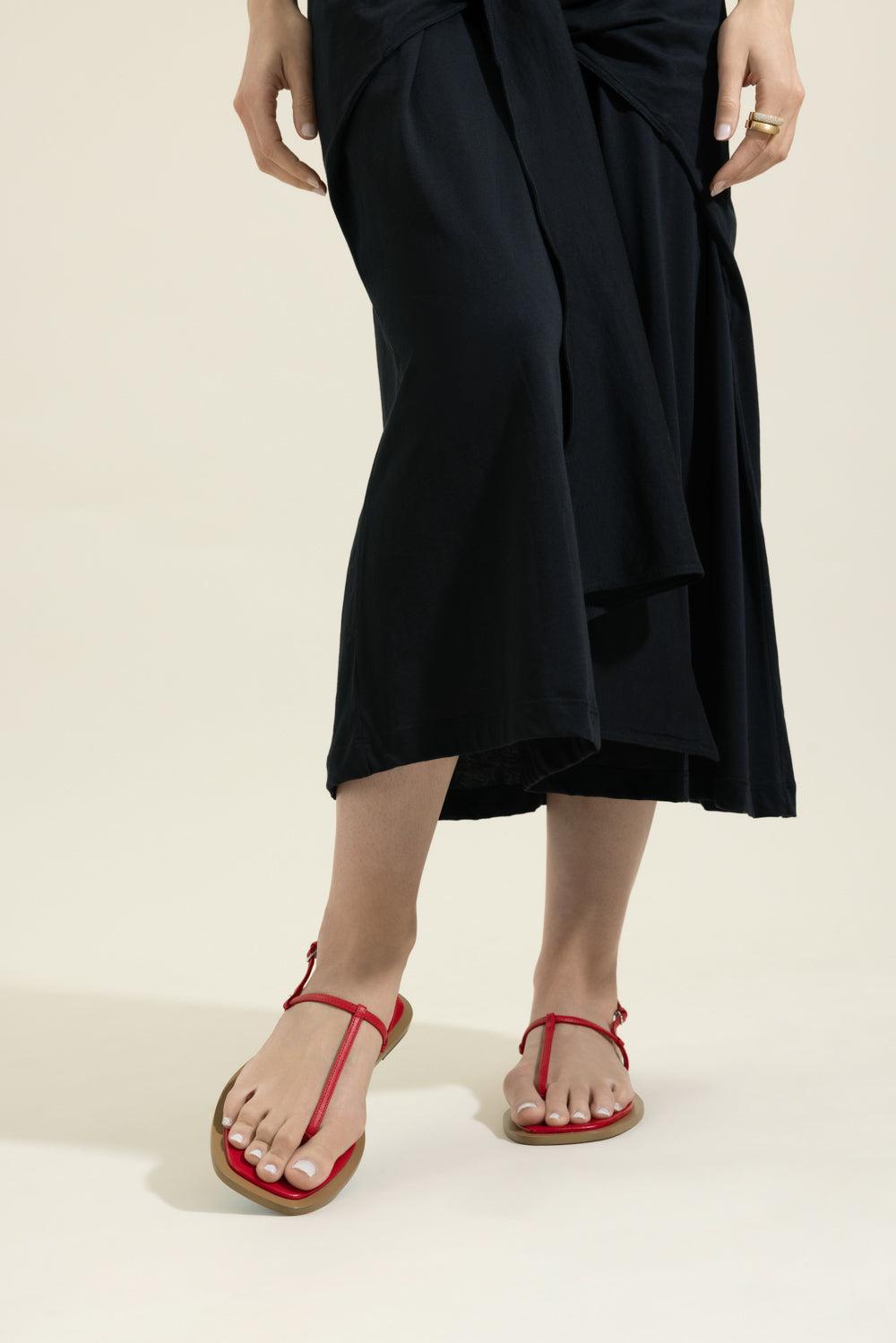 T-Strap Sandal - Red Desert-RED-37-SHOESANDAL-TOTEME