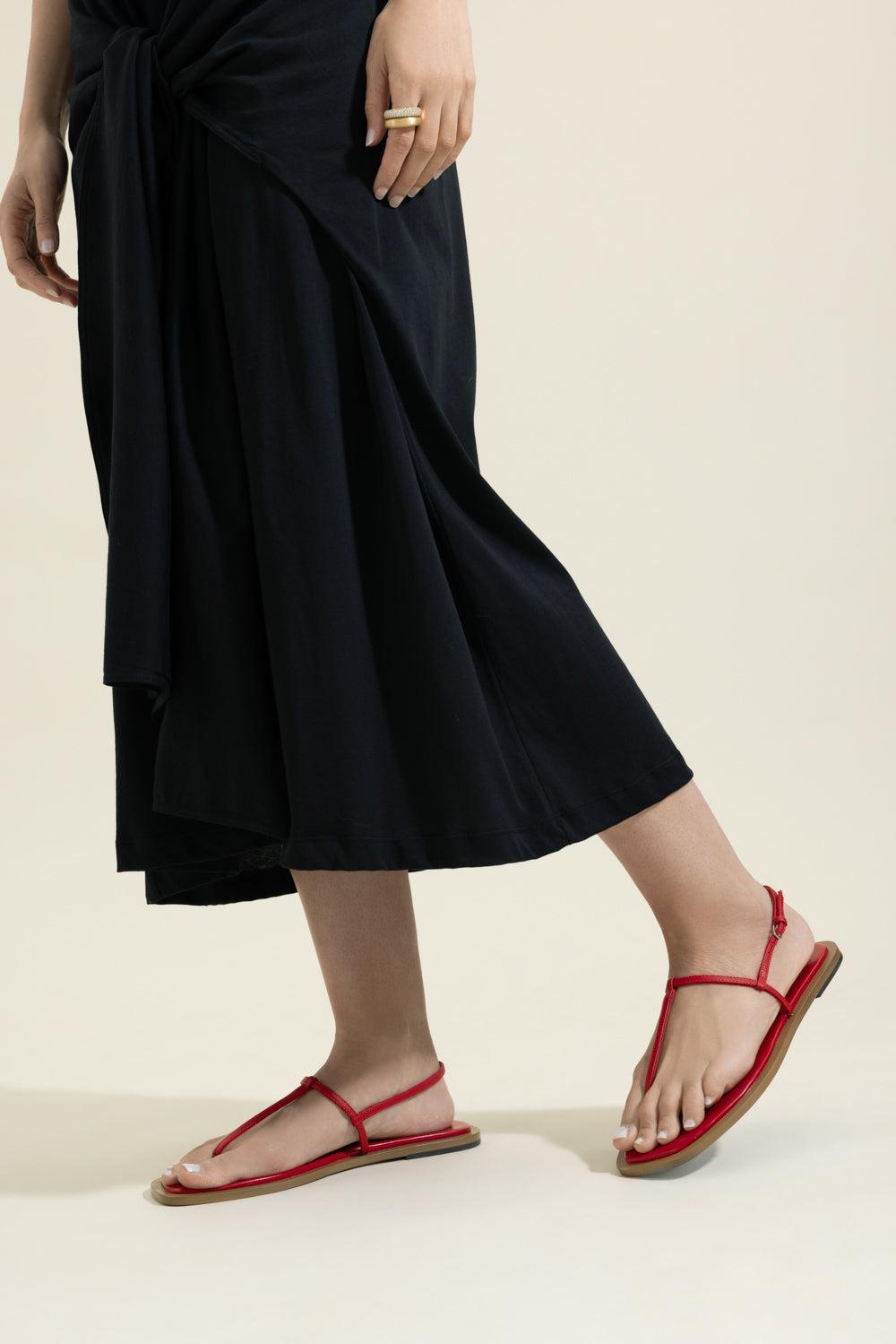 T-Strap Sandal - Red Desert-RED-37-SHOESANDAL-TOTEME