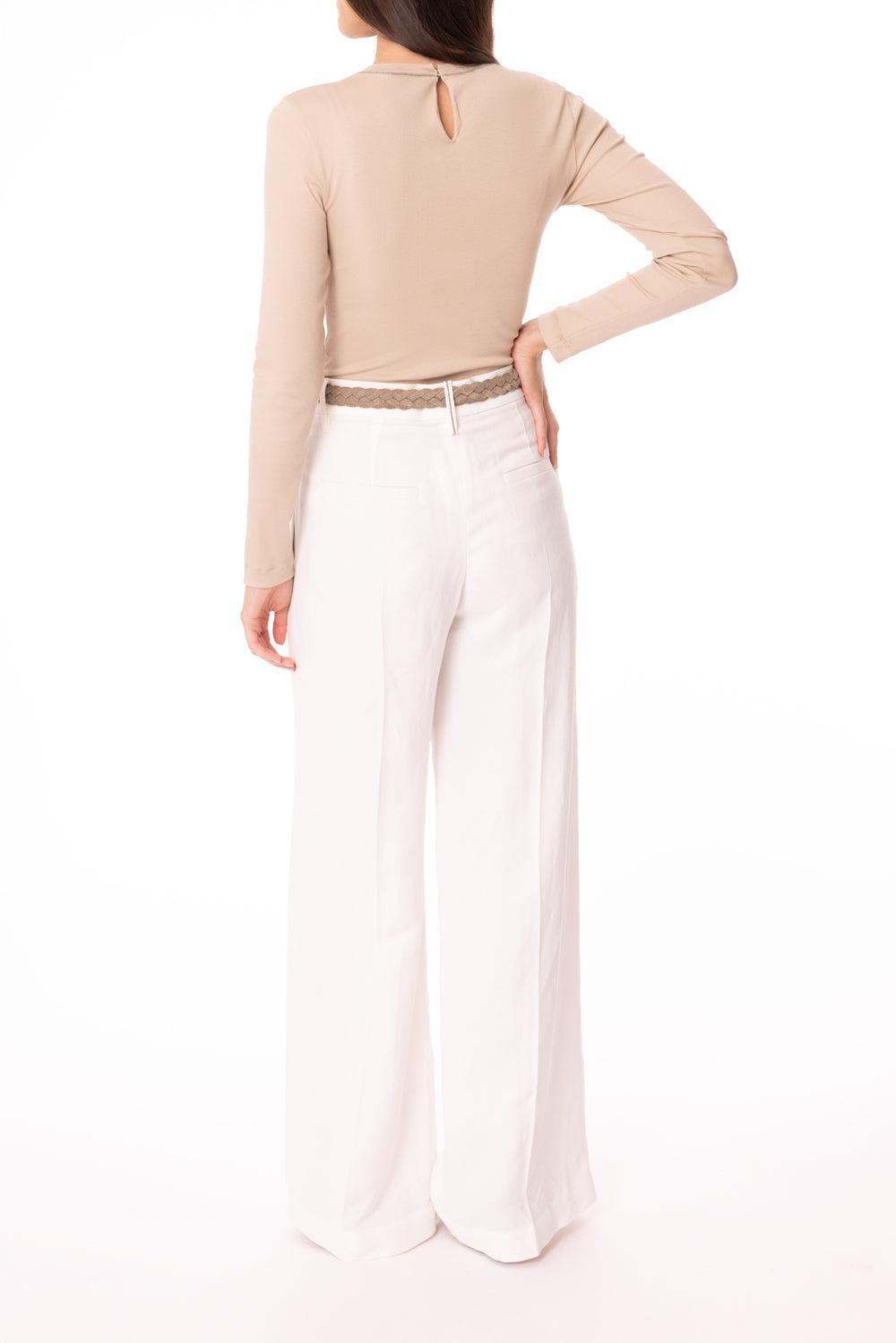 Long Sleeve Ribbed Tee-TALCO-XS-CLOTHINGTOPKNITS-BRUNELLO CUCINELLI