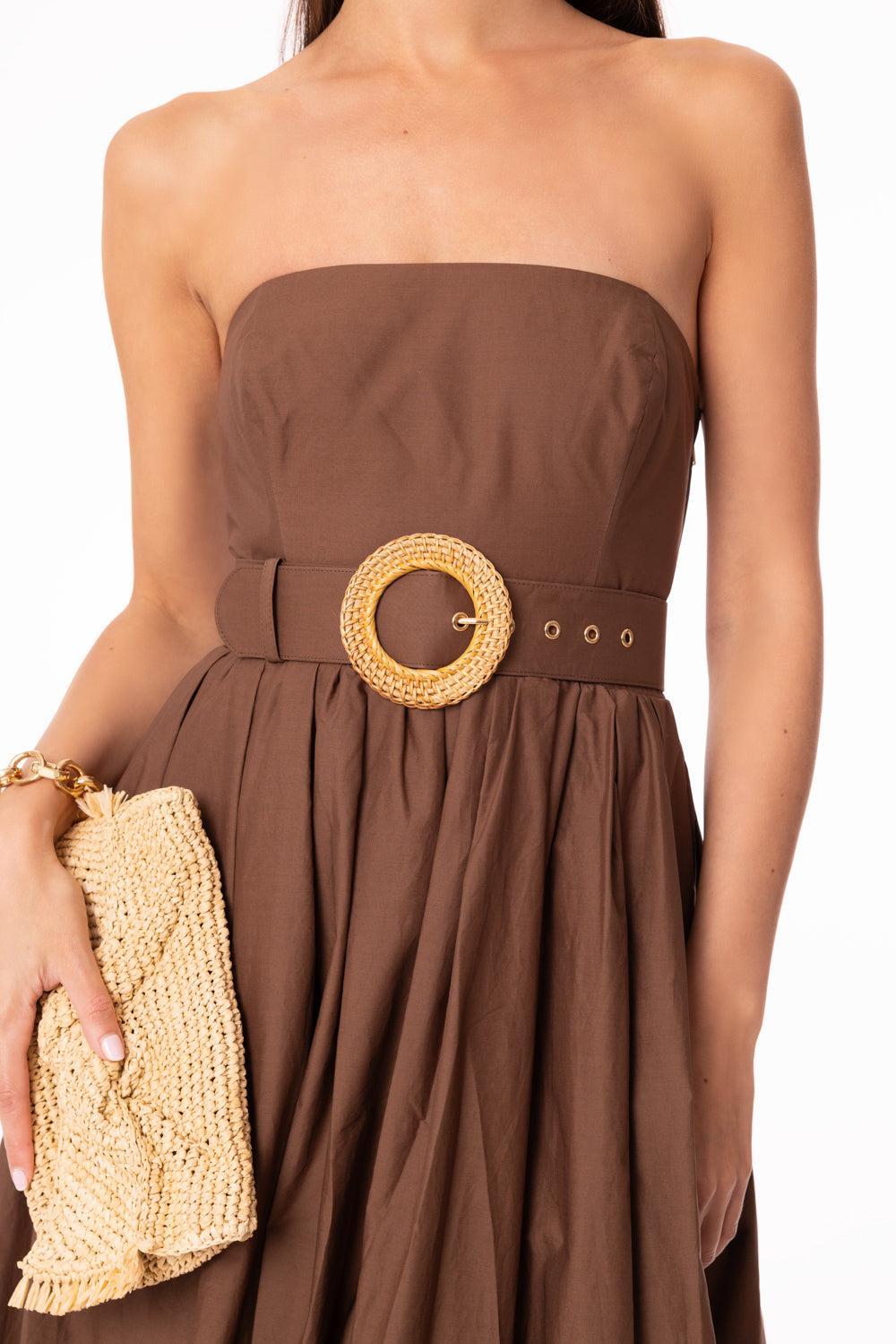 Anisha Dress-TRUFFLE-2-CLOTHINGDRESSCASUAL-CARA CARA