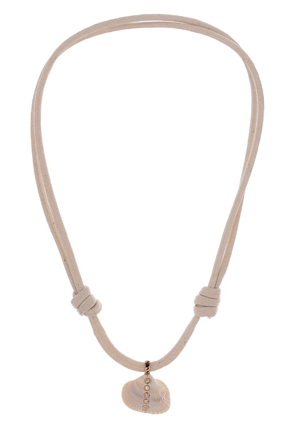 Diamond Line Edul Shell Necklace