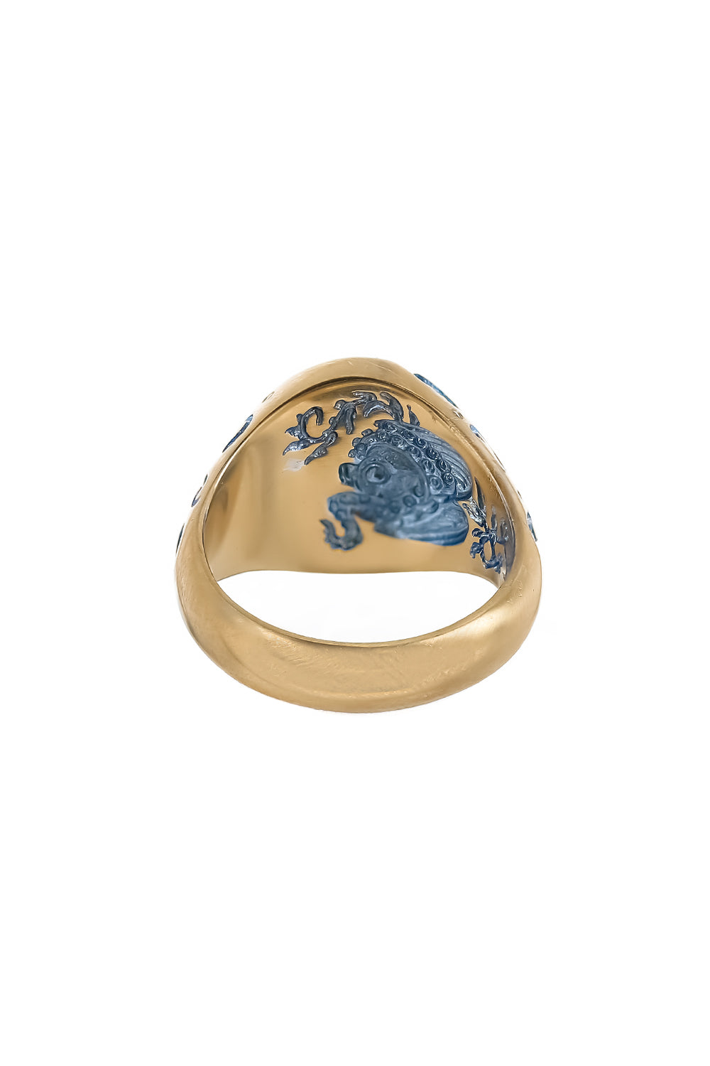 Diamond Baby Blue Mini Octopus Ring