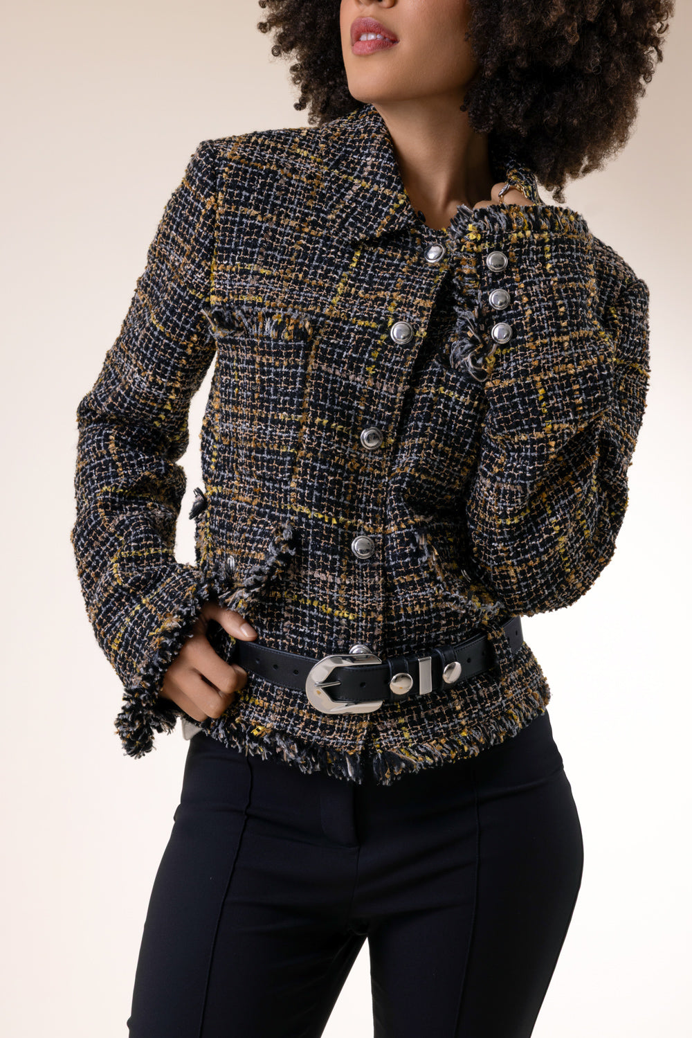 Simons Plaid Jacket