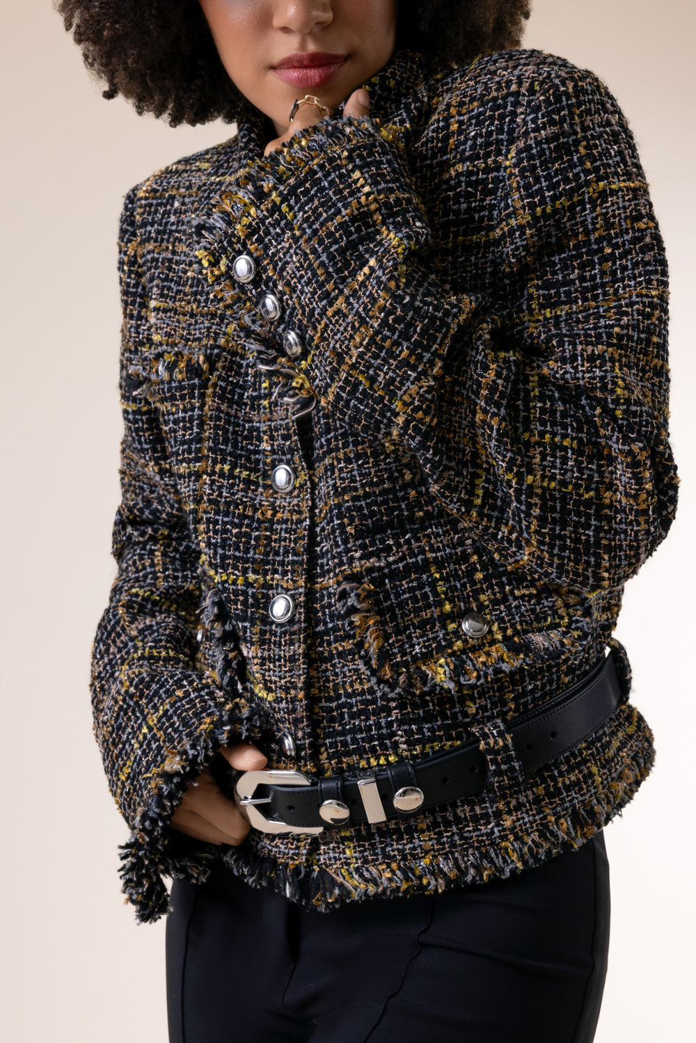 Simons Plaid Jacket