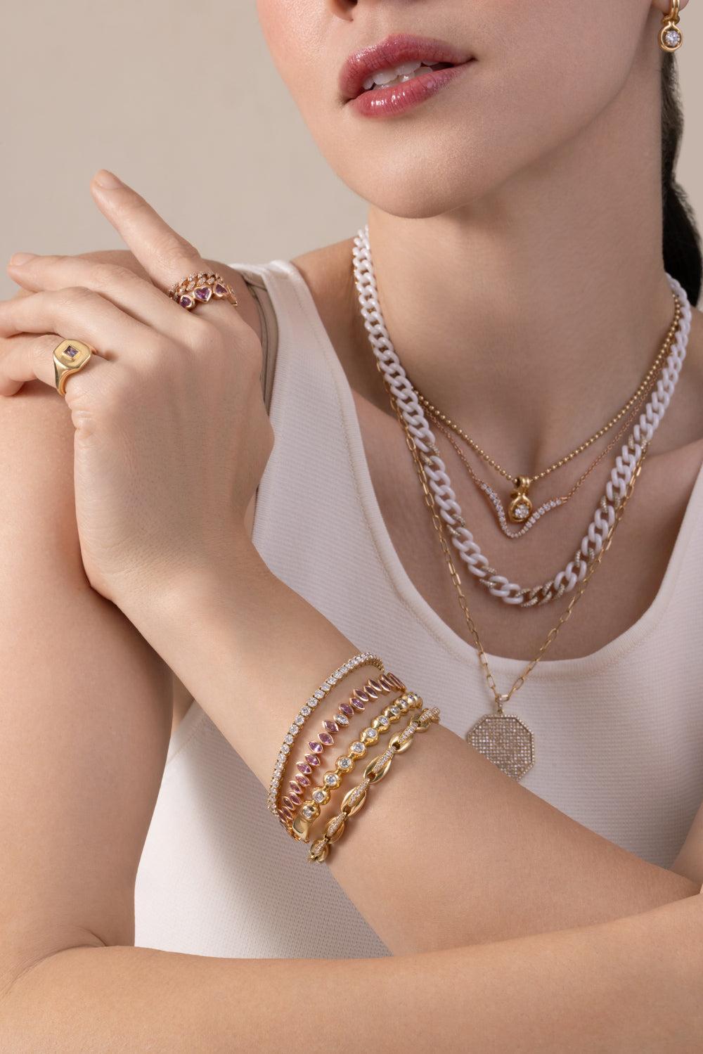 Ada Bracelet-YELLOW GOLD-JEWELRYFINE JEWELBRACELET O-MELISSA KAYE