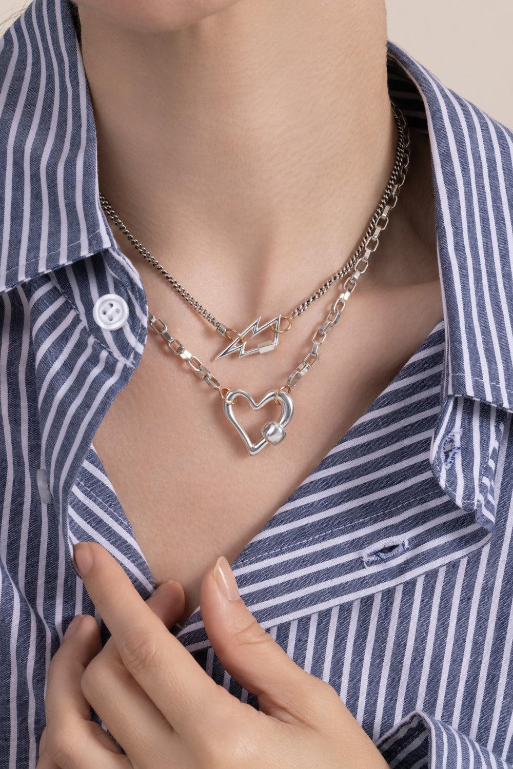 Boltlock- Silver-SILVER-JEWELRYFINE JEWELPENDANT-MARLA AARON
