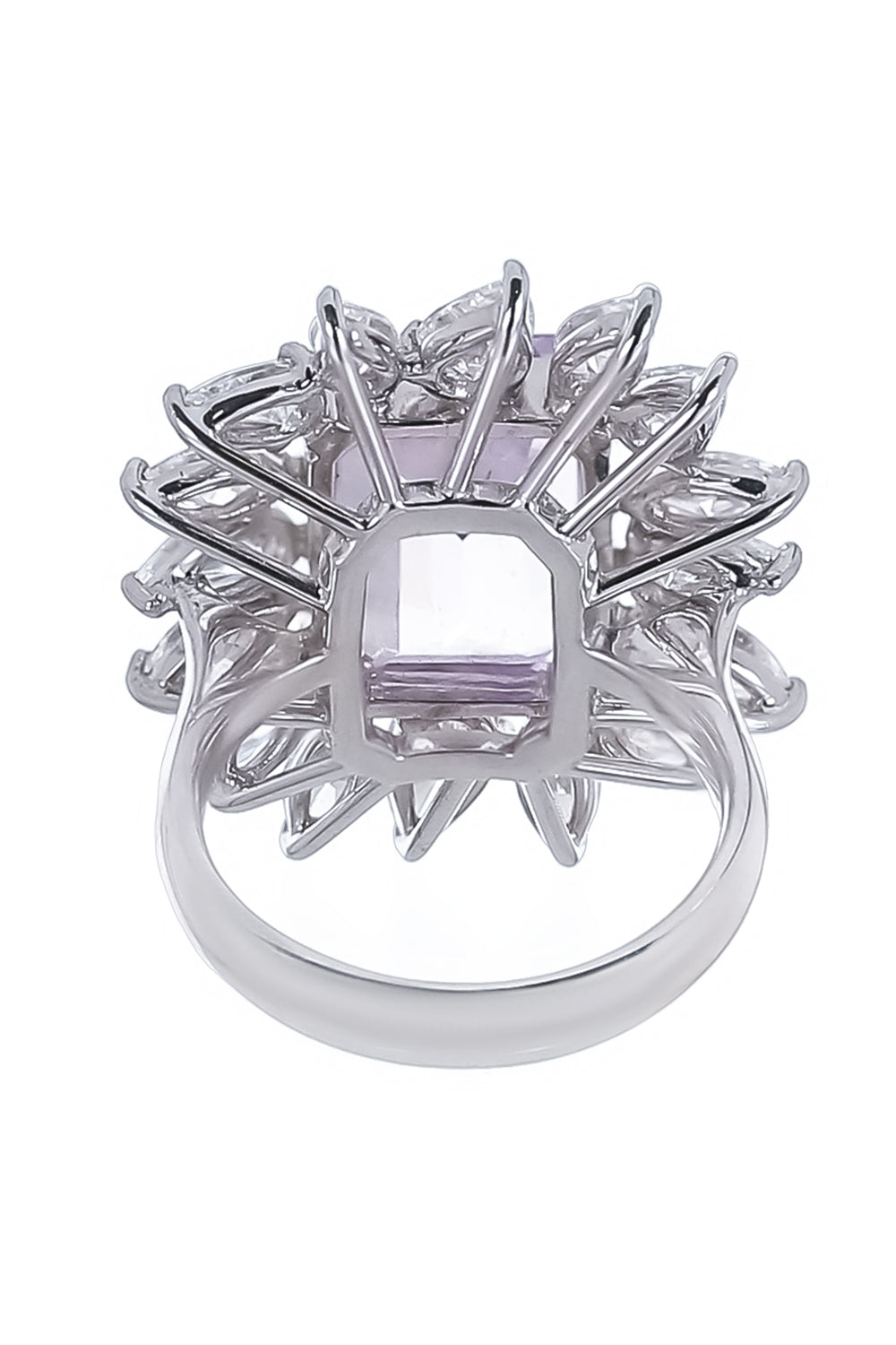 Purple Sapphire Diamond Ring