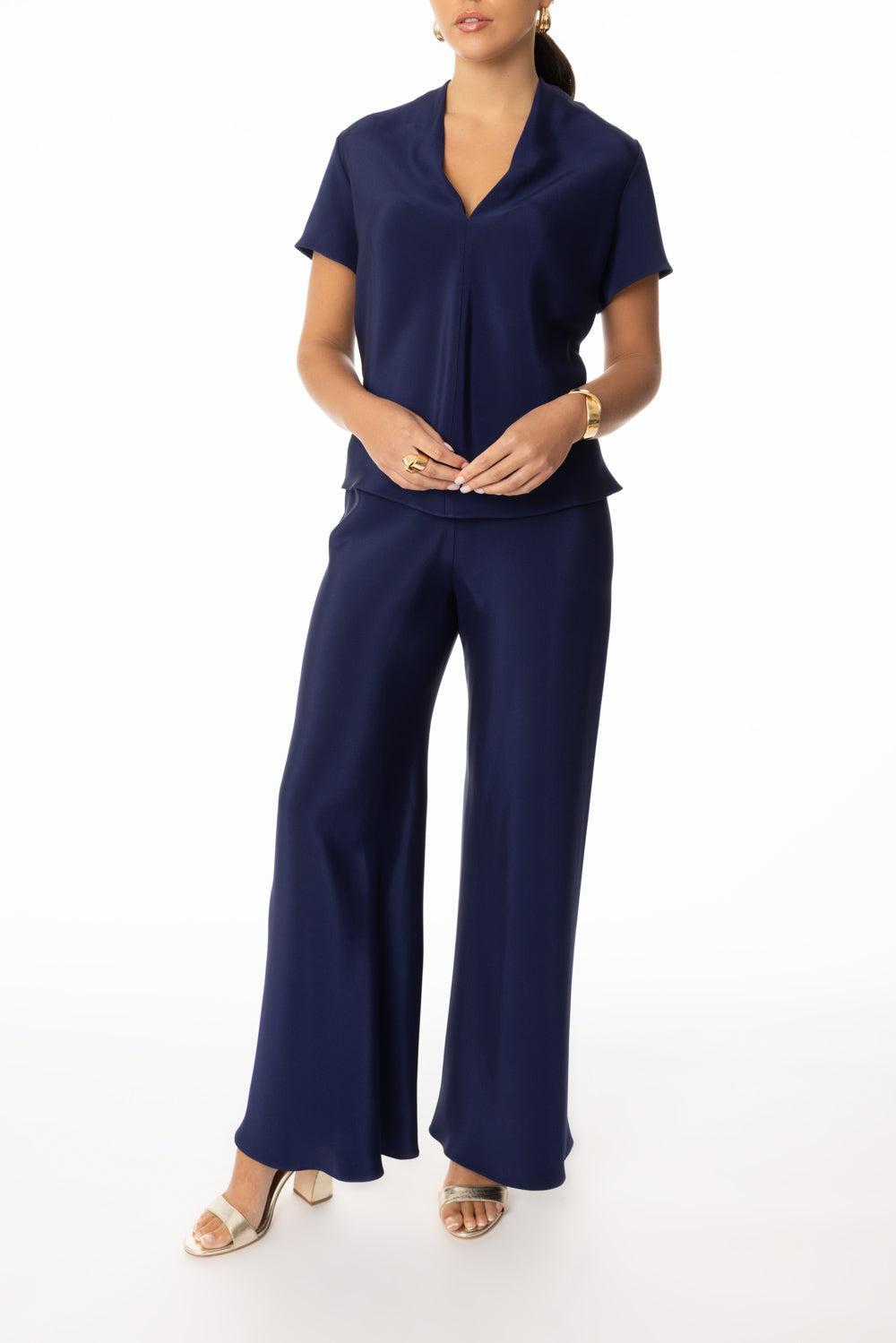 Slake Top-SAPPHIRE-P-CLOTHINGTOPBLOUSE-PETER COHEN