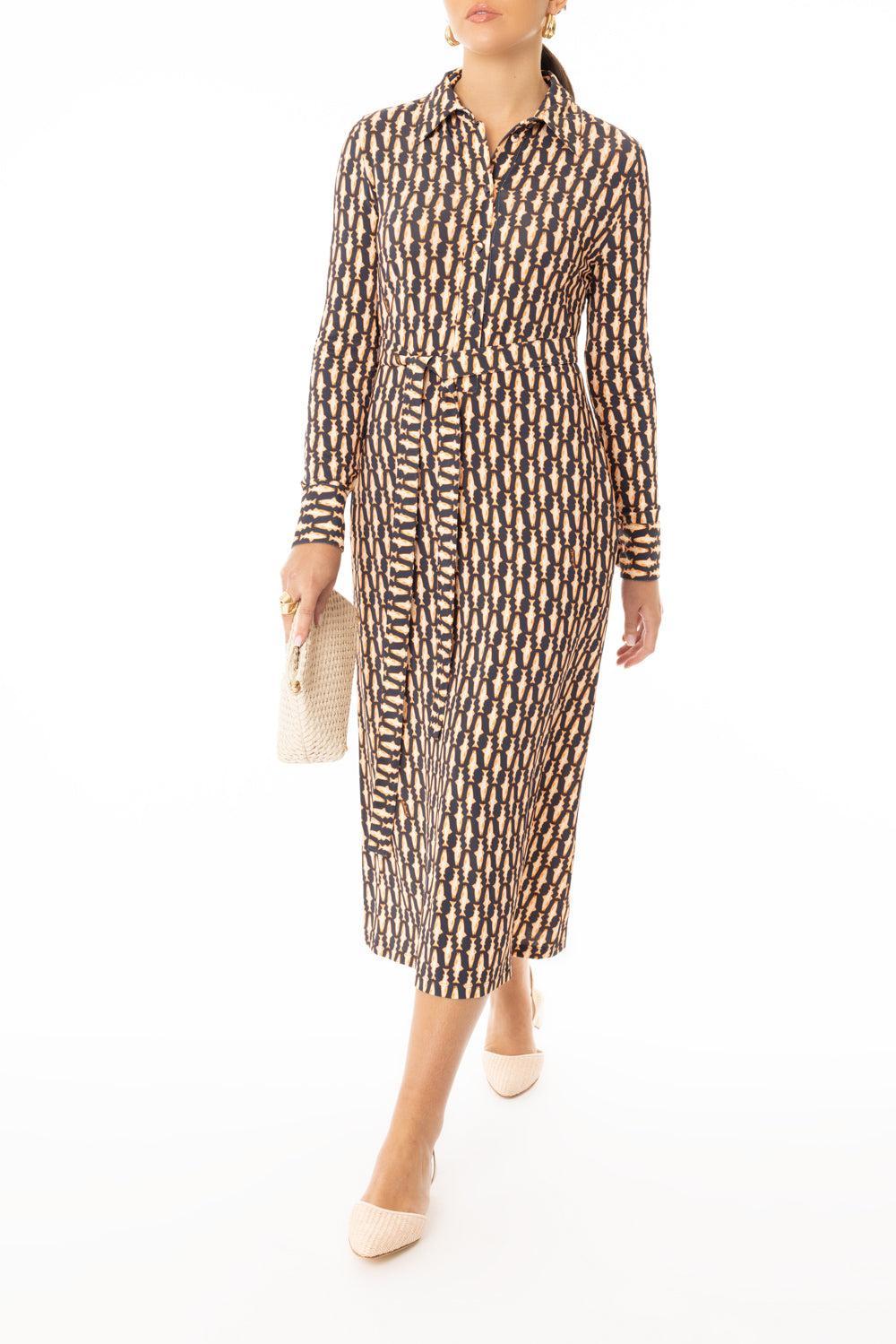 Perry Street Dress-ARABESQUE-XS-CLOTHINGDRESSCASUAL-LA DOUBLEJ