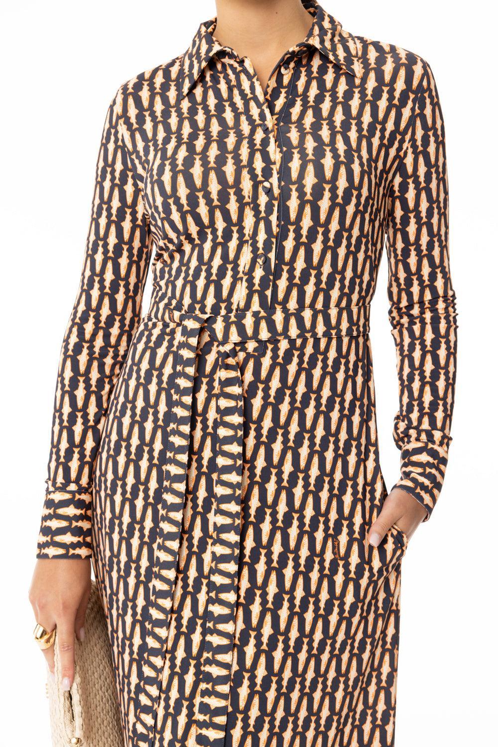 Perry Street Dress-ARABESQUE-XS-CLOTHINGDRESSCASUAL-LA DOUBLEJ