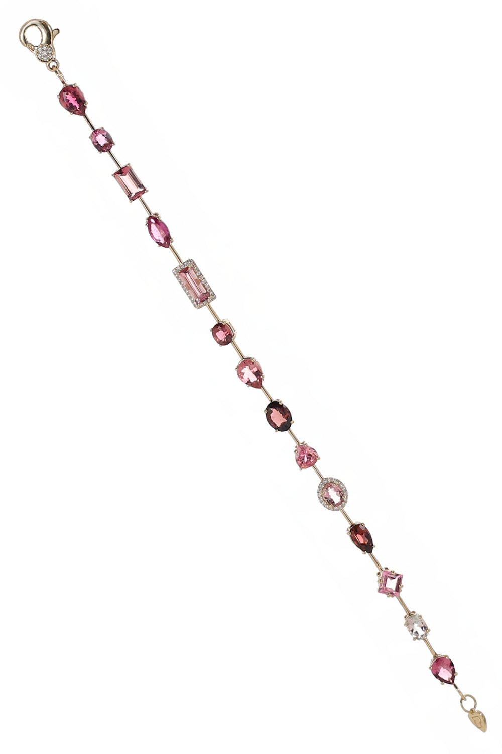 Sapphire Pink Rock Candy Bracelet