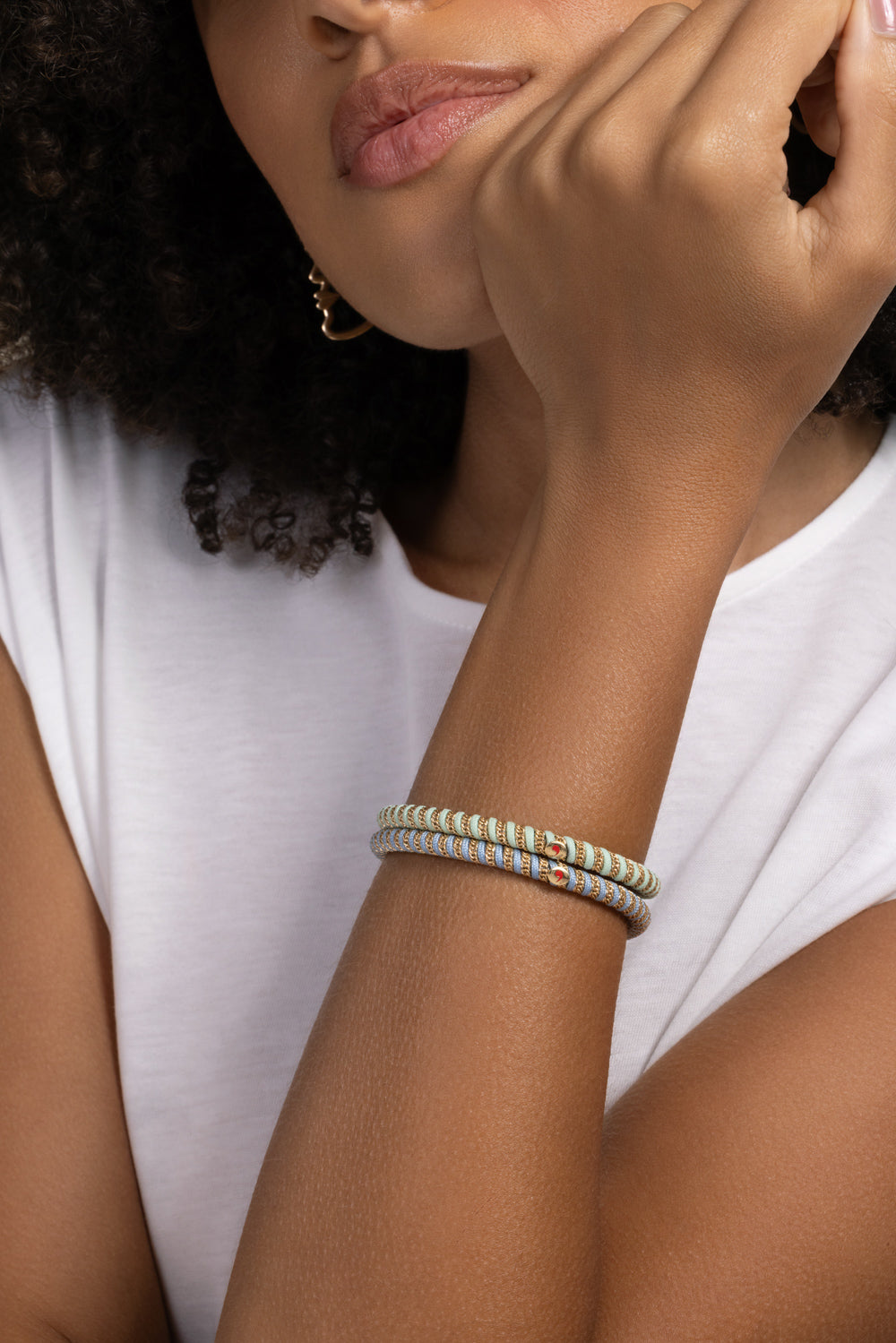 Light Blue Gio Stretch Bracelet