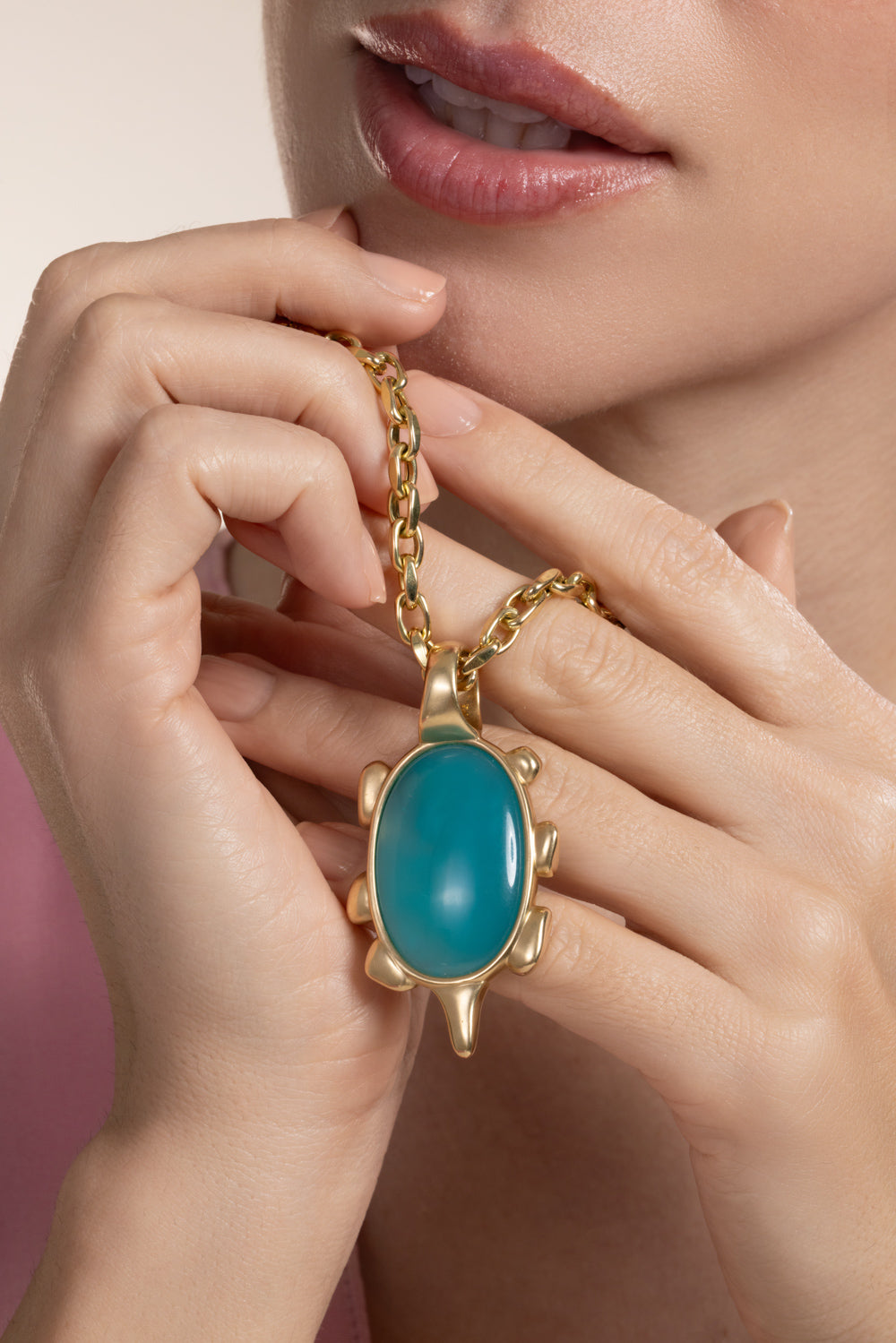 Chrysocolla Chrona Pendant