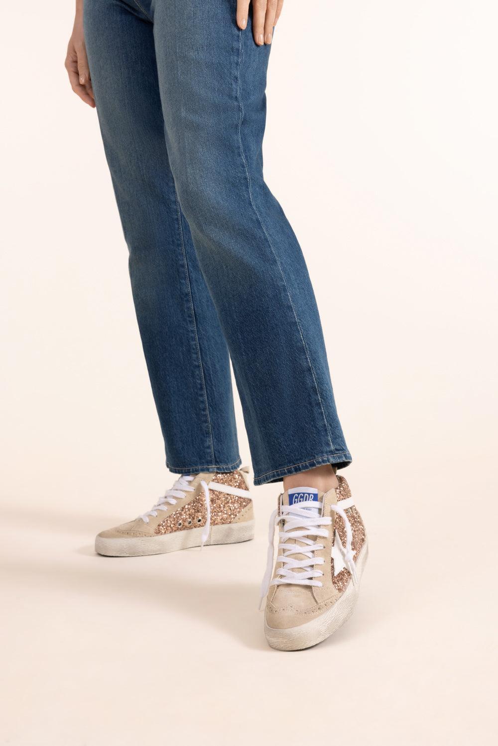 Mid Star Pink Sneaker-PINK-36-SHOESNEAKER-GOLDEN GOOSE