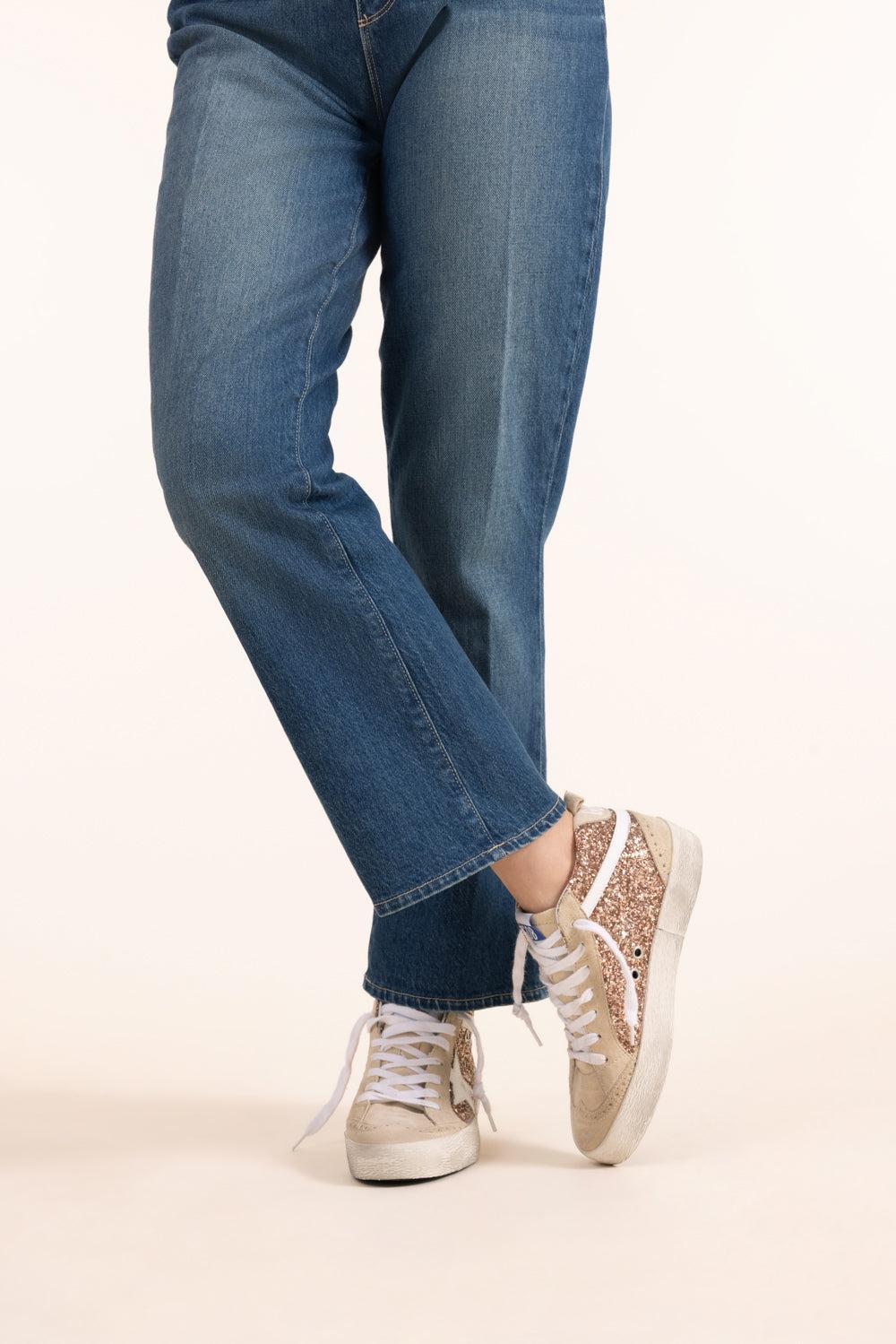 Mid Star Pink Sneaker-PINK-36-SHOESNEAKER-GOLDEN GOOSE