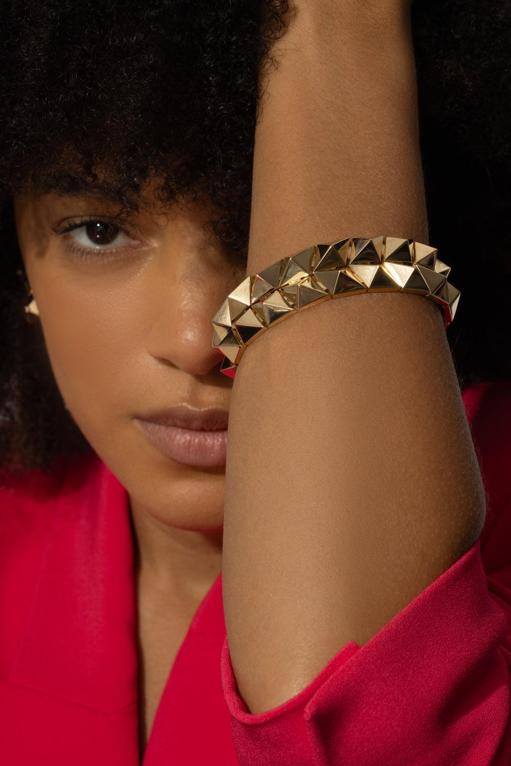 Piramide Bracelet-YELLOW GOLD-JEWELRYFINE JEWELBRACELET O-ALETTO BROTHERS