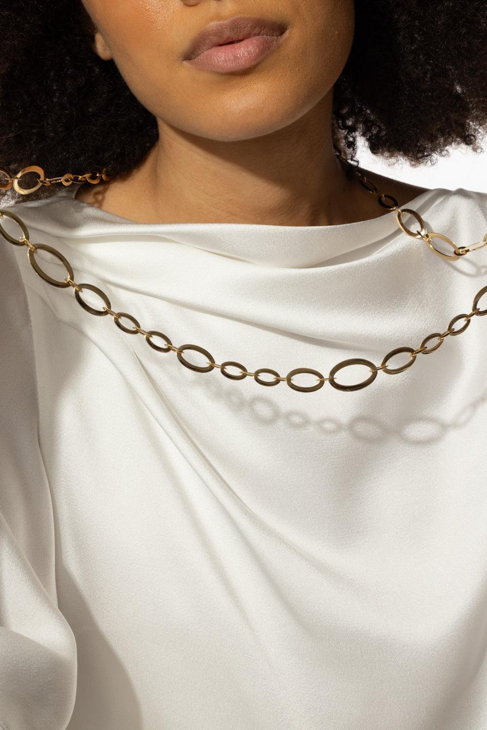 Soleil Drop Necklace-YELLOW GOLD-JEWELRYFINE JEWELNECKLACE O-ALETTO BROTHERS