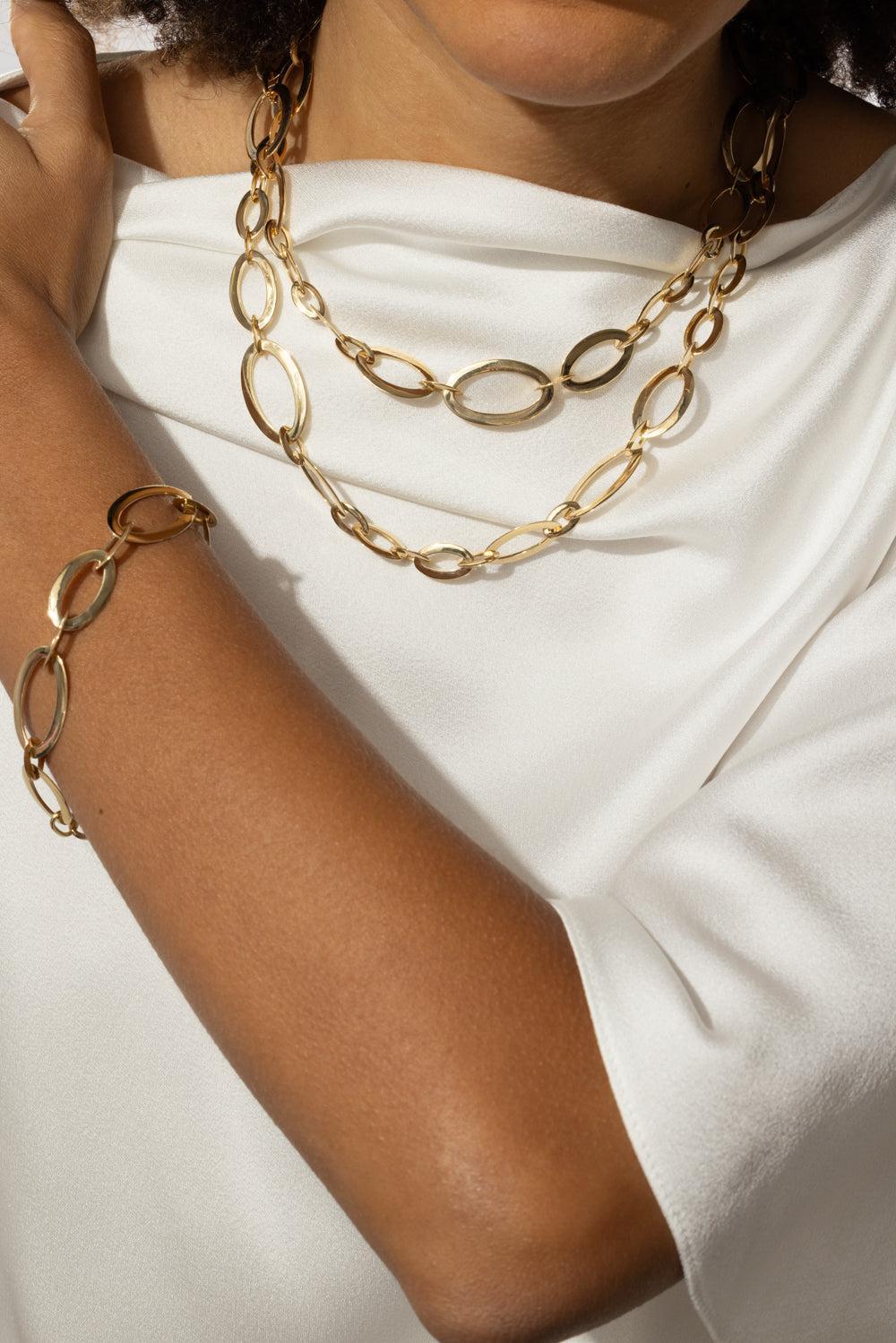 Soleil Drop Necklace-YELLOW GOLD-JEWELRYFINE JEWELNECKLACE O-ALETTO BROTHERS