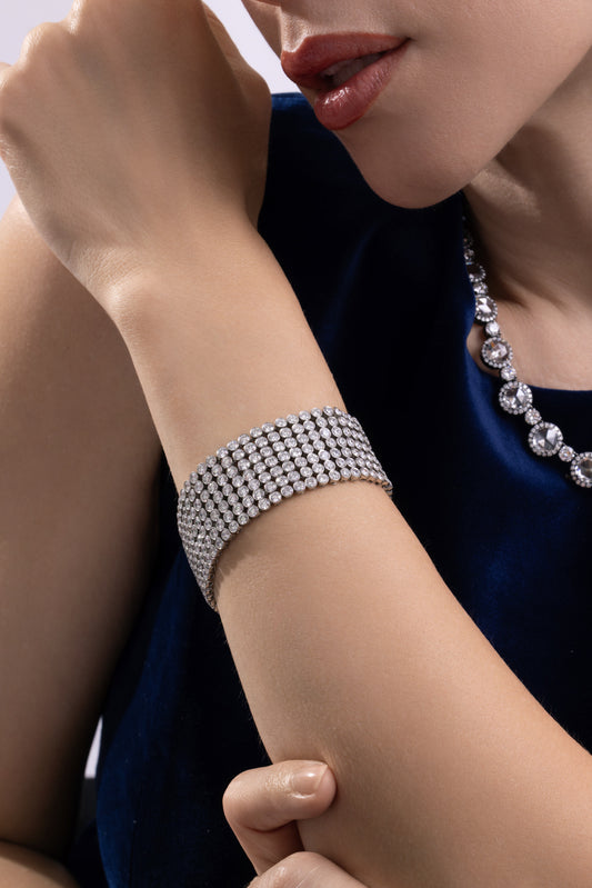 Diamond Seven Layer Bracelet