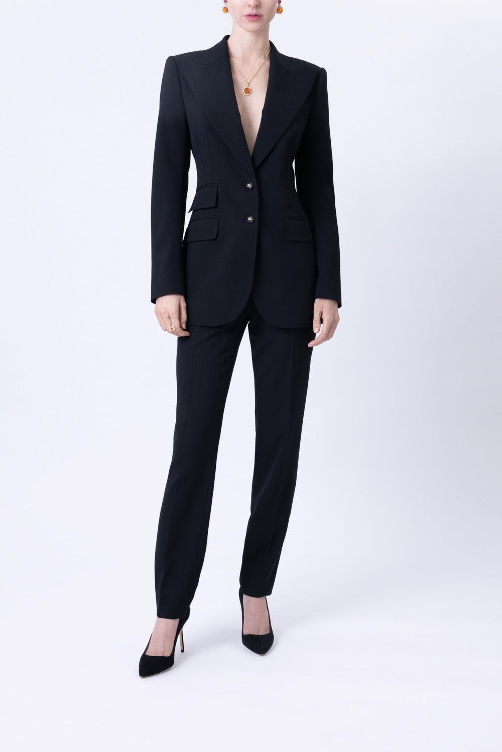 Kate Pencil Pant-BLACK-40-CLOTHINGPANTSLIM FIT-DOLCE & GABBANA