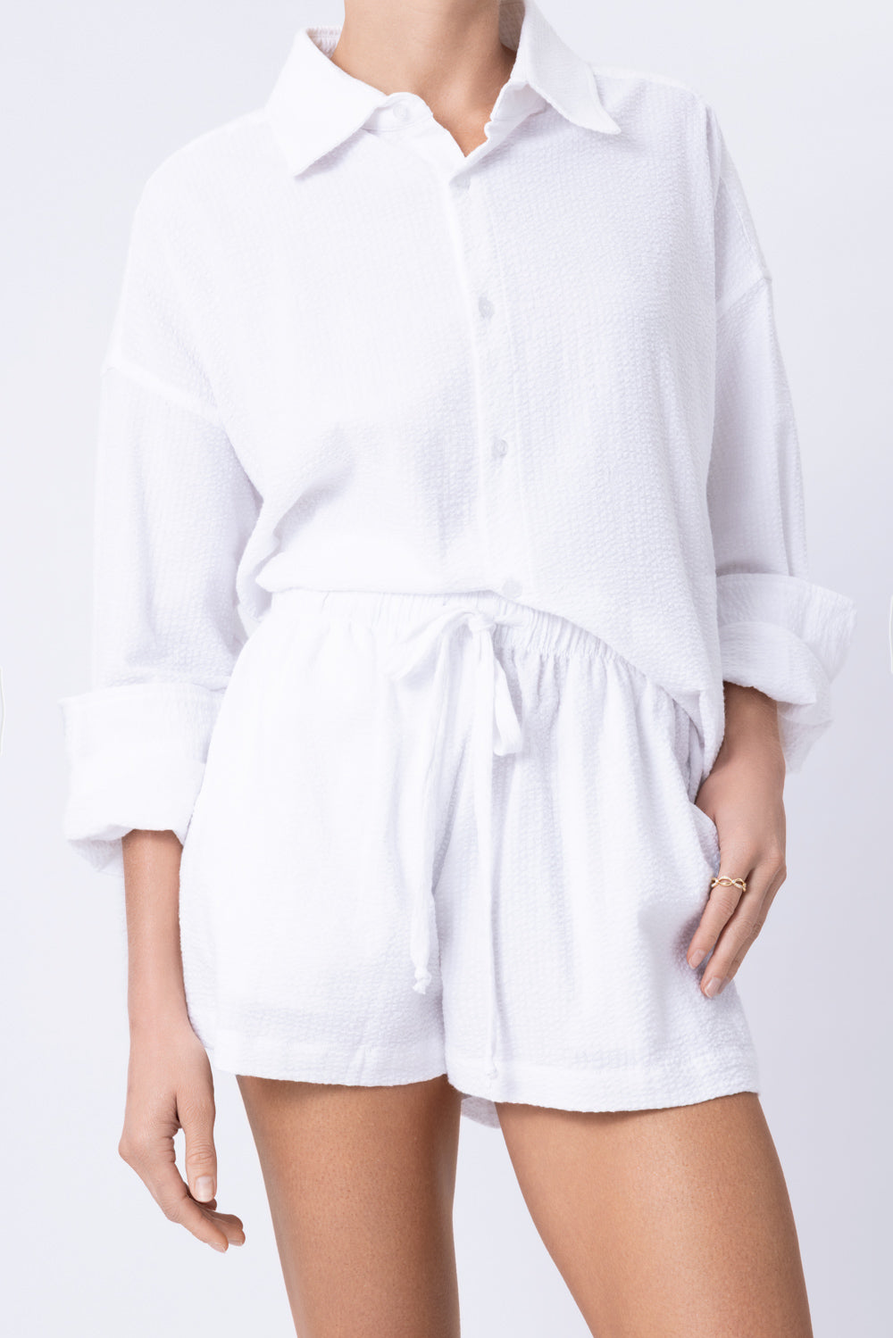 Flutter Short - White