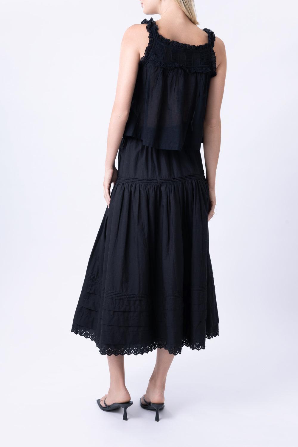 Fidella Top-BLACK-XXS-CLOTHINGTOPBLOUSE-DOEN